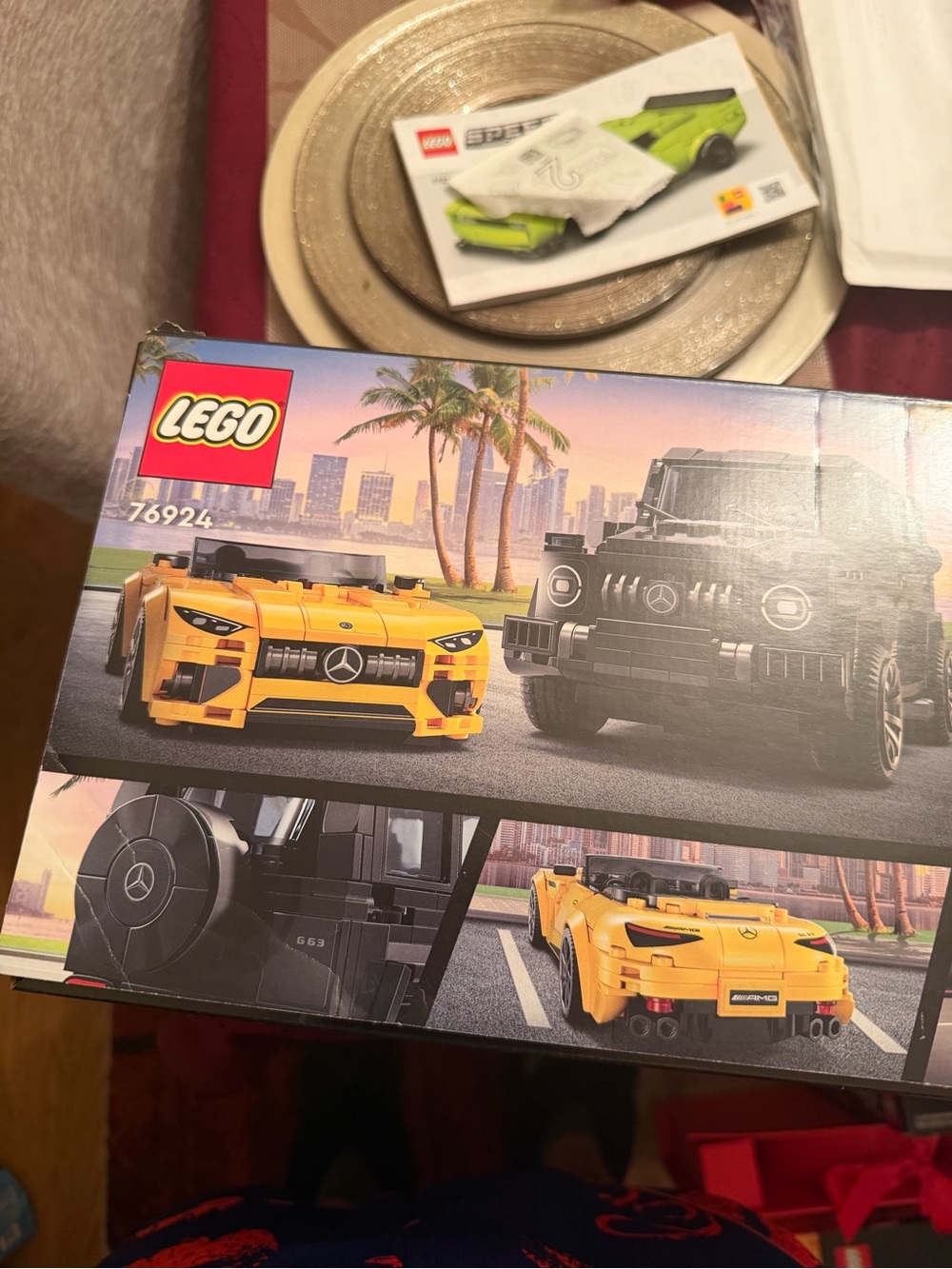 Lego Yellow Mercedes Convertible ONLY